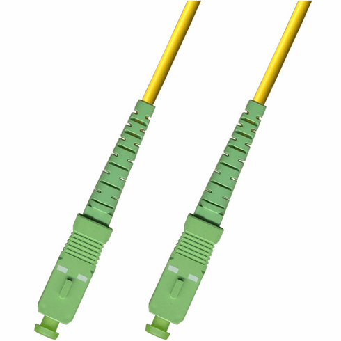 40M SC APC to SC APC Simplex Singlemode Fiber Optic Cable 9/125