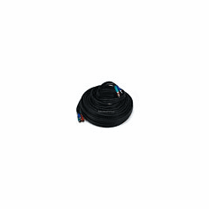 50ft 22AWG 3-RCA Component Video Coaxial Cable (RG-59/U) - Black