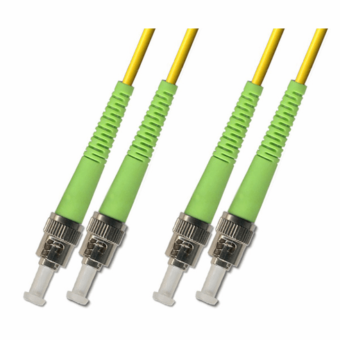 50M ST APC to ST APC Duplex Singlemode Fiber Optic Cable 9/125