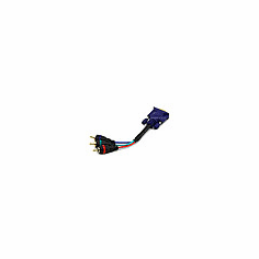 6inch VGA to 3 RCA Component Video Cable (HD15 - 3-RCA)