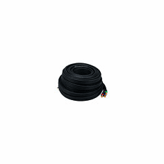 75ft 18AWG CL2 Premium 3-RCA Component Video Coaxial Cable (RG-6/U) - Black