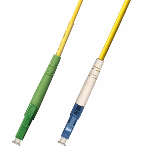 75M LC APC to LC UPC Simplex Singlemode Fiber Optic Cable 9/125
