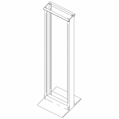 7Feet Aluminum Rack in Black or Natural Finish