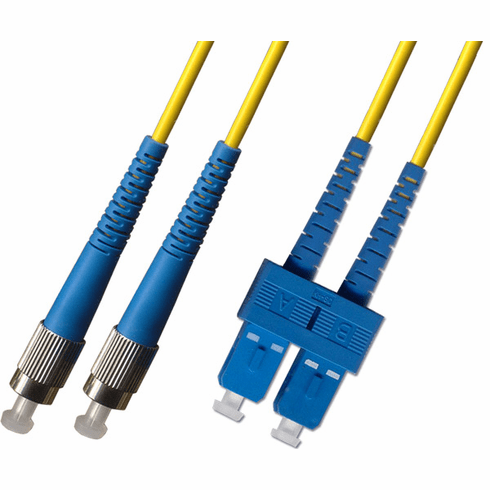 7M FC-SC Duplex Singlemode Fiber Optic Cable 9/125 Indoor/Outdoor