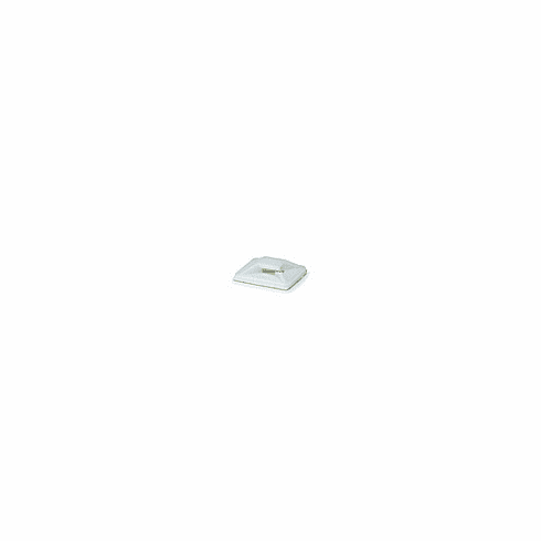 Cable tie mounts 25x25(mm), 100pcs/Pack - white