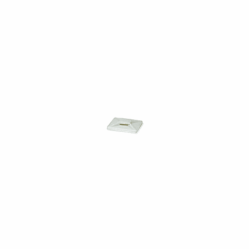 Cable tie mounts 40x40(mm), 80pcs/Pack - white