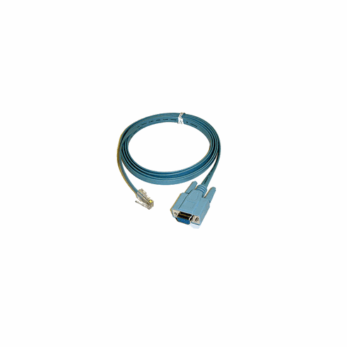Cisco Compatible Console Cable DB9 to RJ45 Lt Blue 6 ft