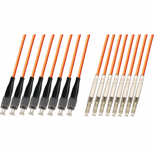 FC/LC 8 Strand Fiber Optic Cable (50/125) Multimode 100M