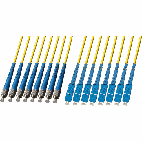 FC/SC 8 Strand Fiber Optic Cable (9/125) Singlemode 100M