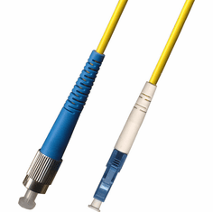 Fiber Optic Adapter Cable FC (Female) to LC (Male) Singlemode (9/125) Simplex 1FT