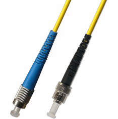 Fiber Optic Adapter Cable FC (Female) to ST (Male) Singlemode (9/125) Simplex 1FT