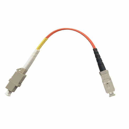 Fiber Optic Adapter Cable LC (Female) to SC (Male) Multimode (50/125) Duplex 1FT