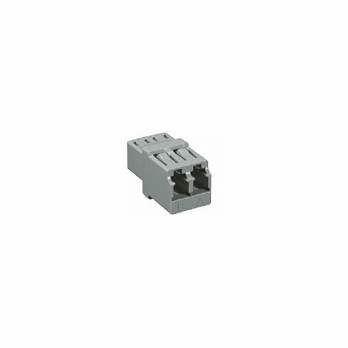 Fiber Optic Adapter LC to LC Multimode Duplex Flange Mount