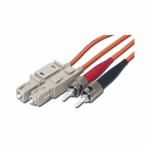 Fiber Optic Patch Cable SC/ST,  Duplex, 1m