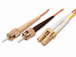 Fiber Optic Patch Cable ST/LC, Duplex Multimode 62.5/125