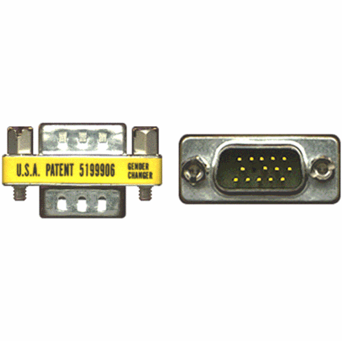 HD15 M/M Gender Changer