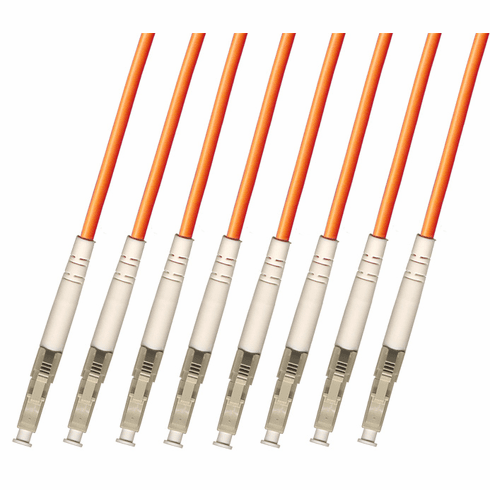 LC/LC 8 Strand Fiber Optic Cable (50/125) Multimode 100M
