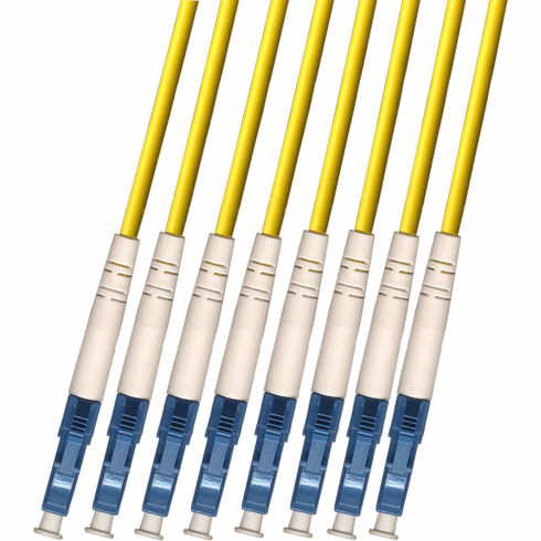 LC/LC 8 Strand Fiber Optic Cable (9/125) Singlemode 100M