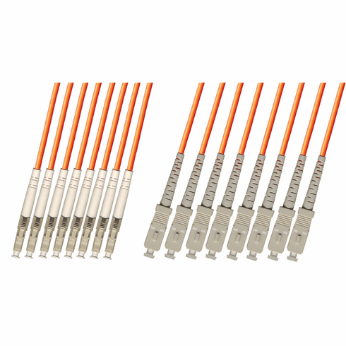 LC/SC 8 Strand Fiber Optic Cable (50/125) Multimode 100M
