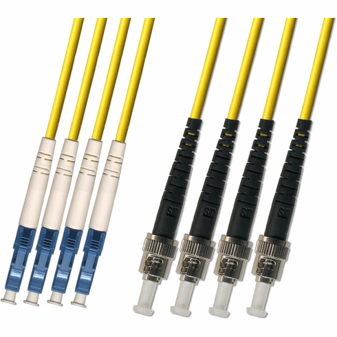 LC/ST 4 Strand Fiber Optic Cable (9/125) Singlemode 100M