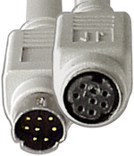 Mini-DIN 8 Male - Mini-Din 8 Female (Sun MD8 M/F Cables)