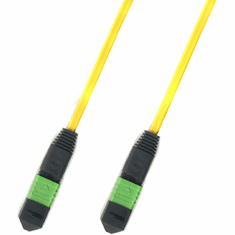 MPO (MTP) /MPO (MTP) 12 Core Fiber Optic Cable Singlemode (9/125) 100M