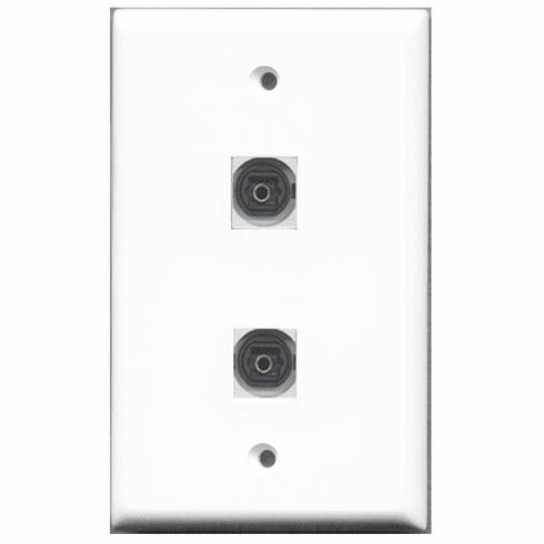 RiteAV - 2 Port Toslink  Wall Plate