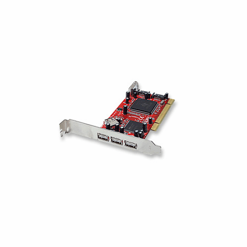 SATA 150 / USB 2.0 Combo Controller Card ( PCI, 3 + 2 USB Ports, 2 SATA Ports )