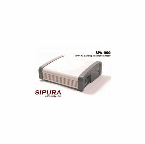 Sipura 1 Port FXP Analog Telephone Adapter (SPA1000)