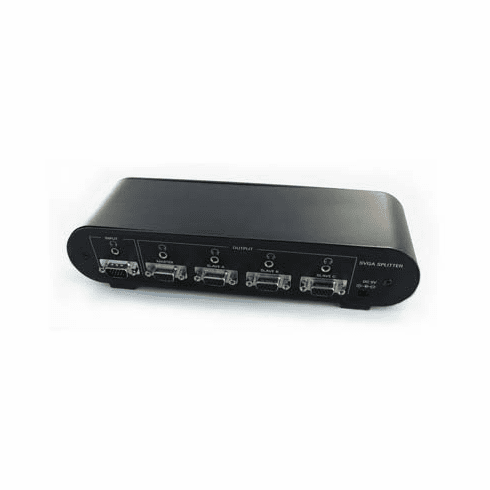 SVGA 1 to 4 Splitter w/ 1 Audio Jack per Channel