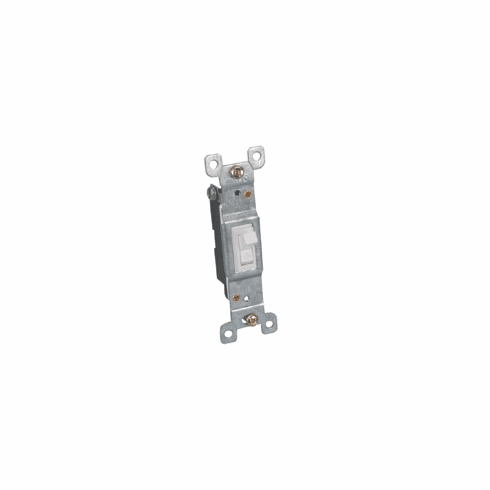 Toggle Switch 120vac 15A Single Pole (GFCI) Receptacle