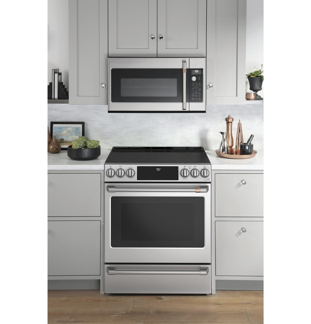 CES700P2MS1 Cafe 30" SlideIn Front Control Electric Range with True