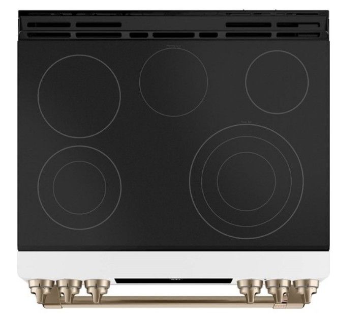 CES700P4MW2 Cafe 30" SlideIn Front Control Electric Range with True