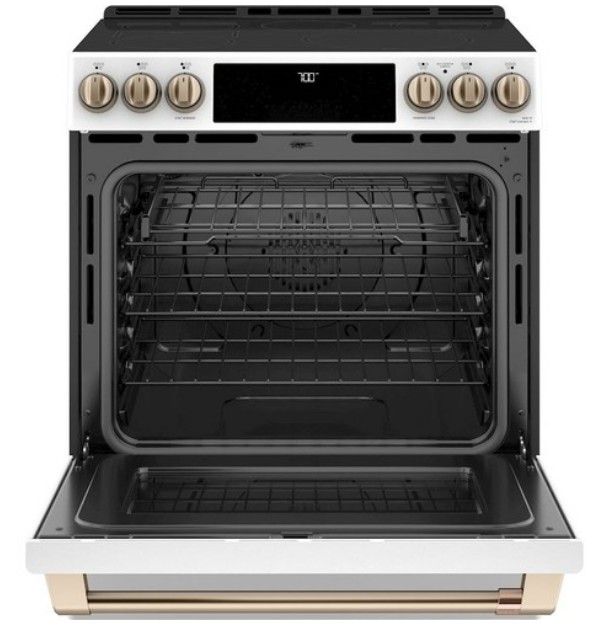 CES700P4MW2 Cafe 30" SlideIn Front Control Electric Range with True