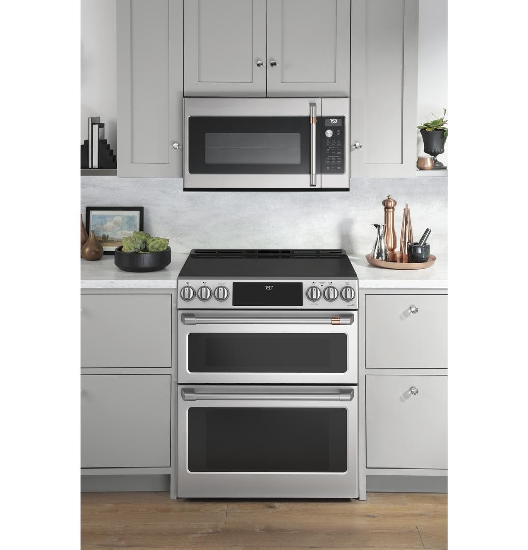 CES750P2MS1 Cafe 30" SlideIn Front Control Electric Double Oven Range