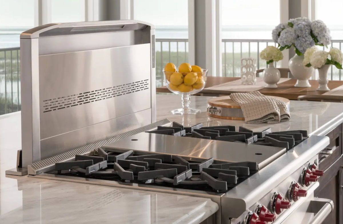 D49M48SB Best 48" Downdraft Hood with LED Lighting Requires Blower