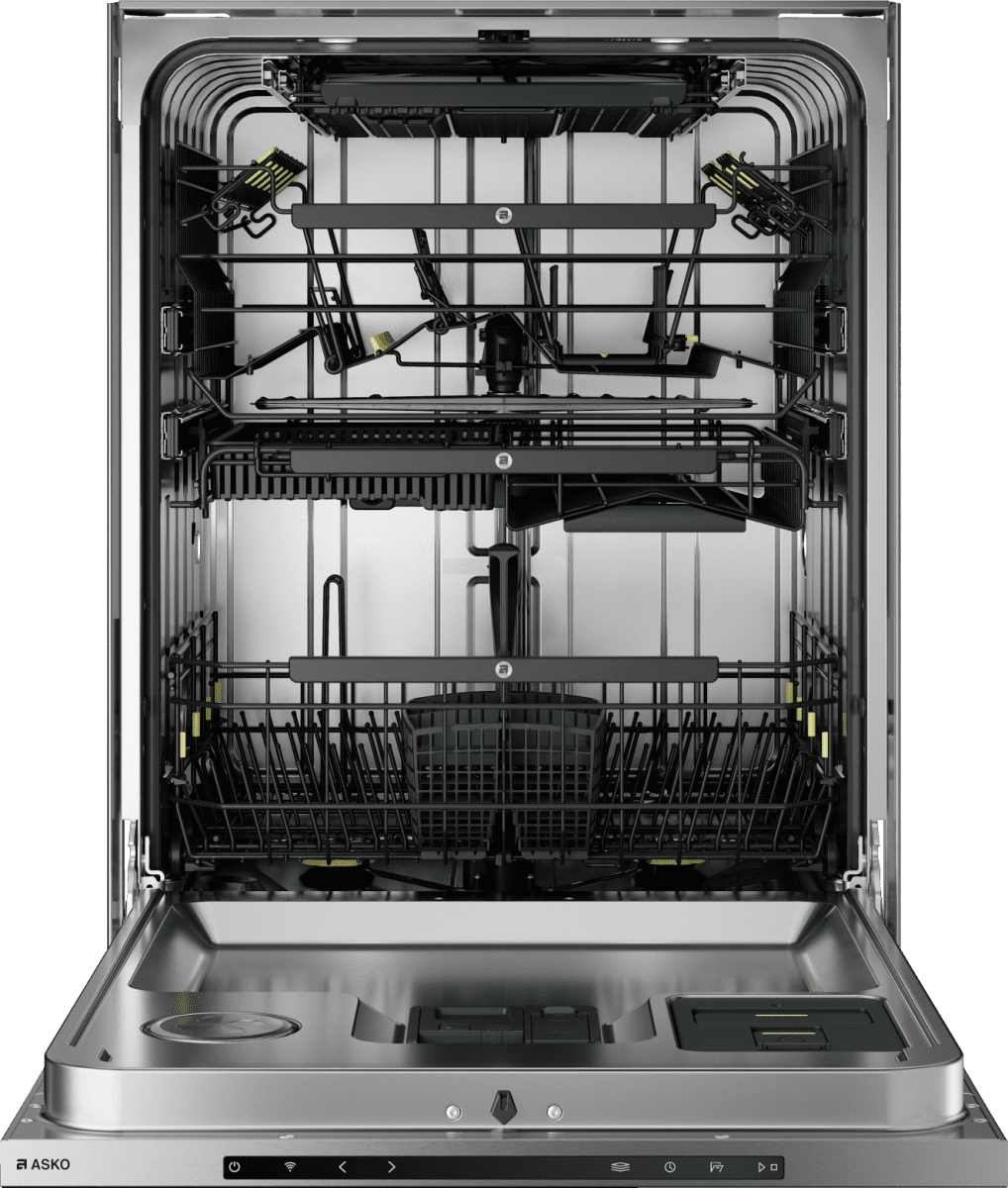 DBI786IXXLSSOF Asko 60+ Series BuiltIn XXL Tub Dishwasher with Pocket Handle and Water Softener