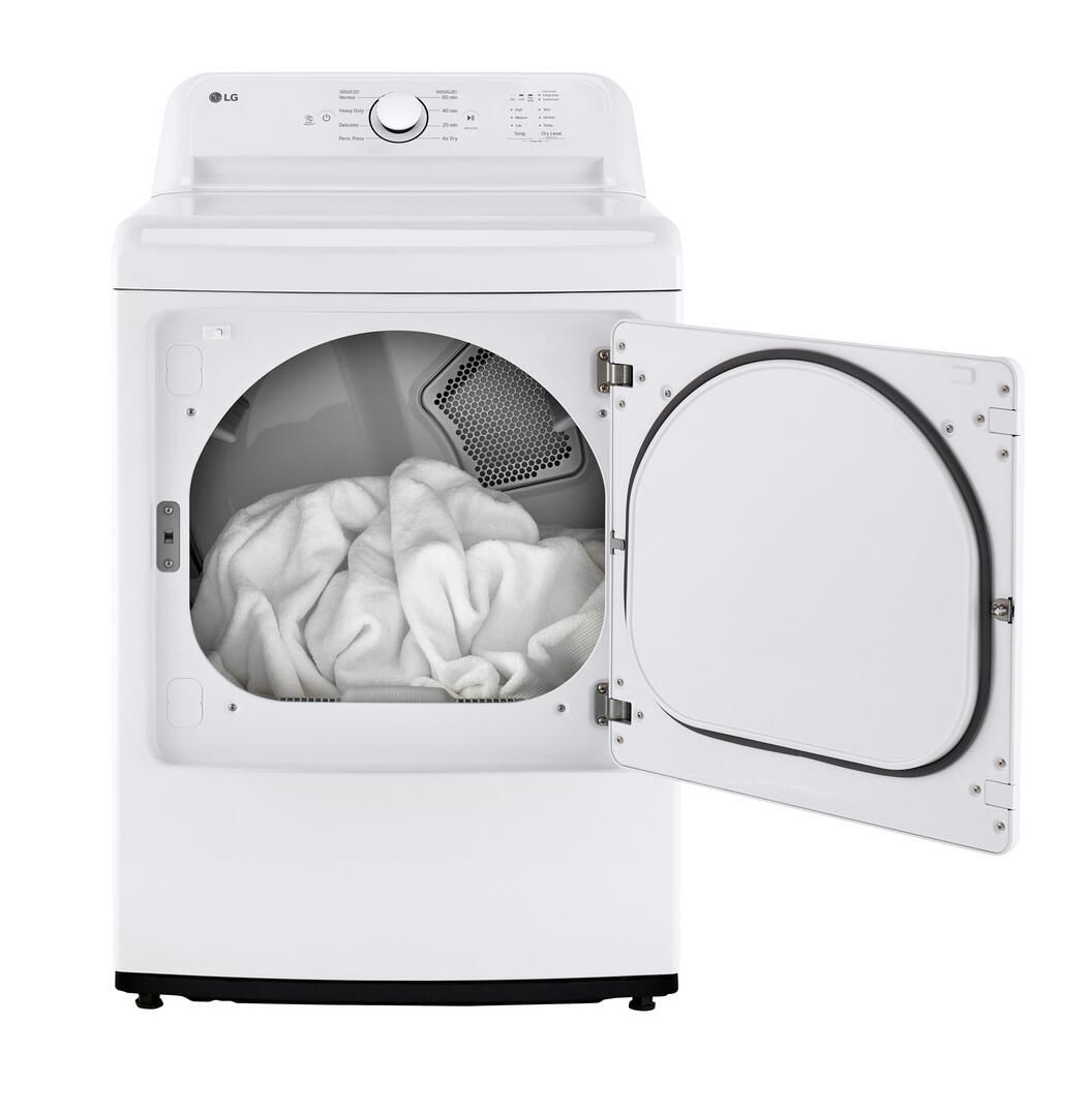 DLG6101W LG 27" 7.3 cu.ft. Ultra Large High Efficiency Gas Dryer White
