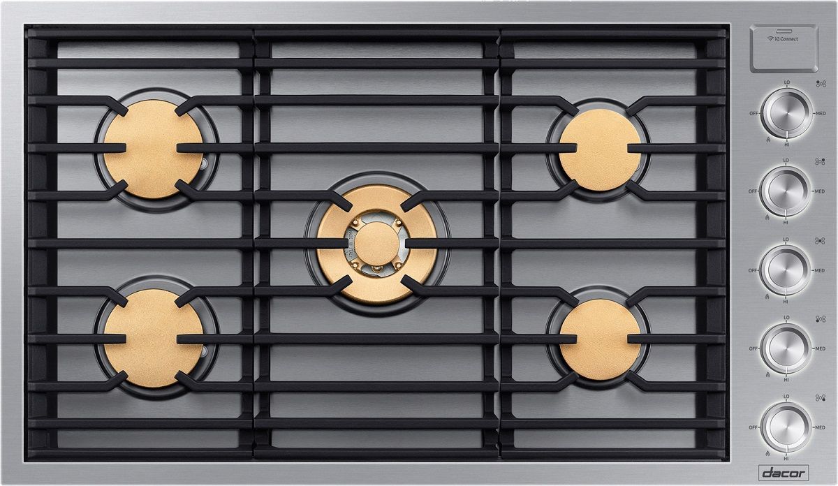 DTG36M955FS Dacor 36" Contemporary Natural Gas Cooktop with Illumina