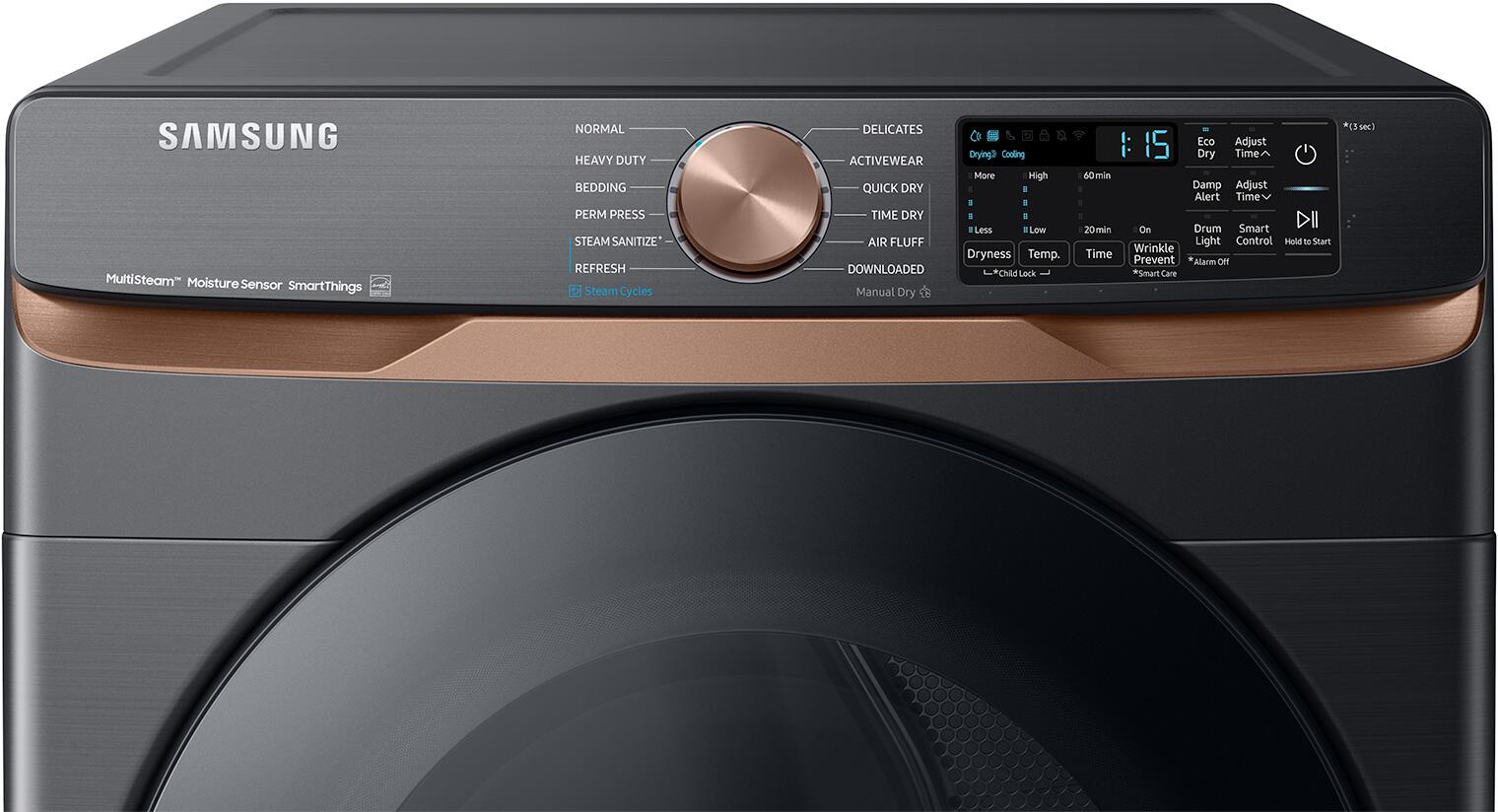 DVE50BG8300V Samsung 27" 7.5 cu. ft. Smart Electric Dryer with Steam