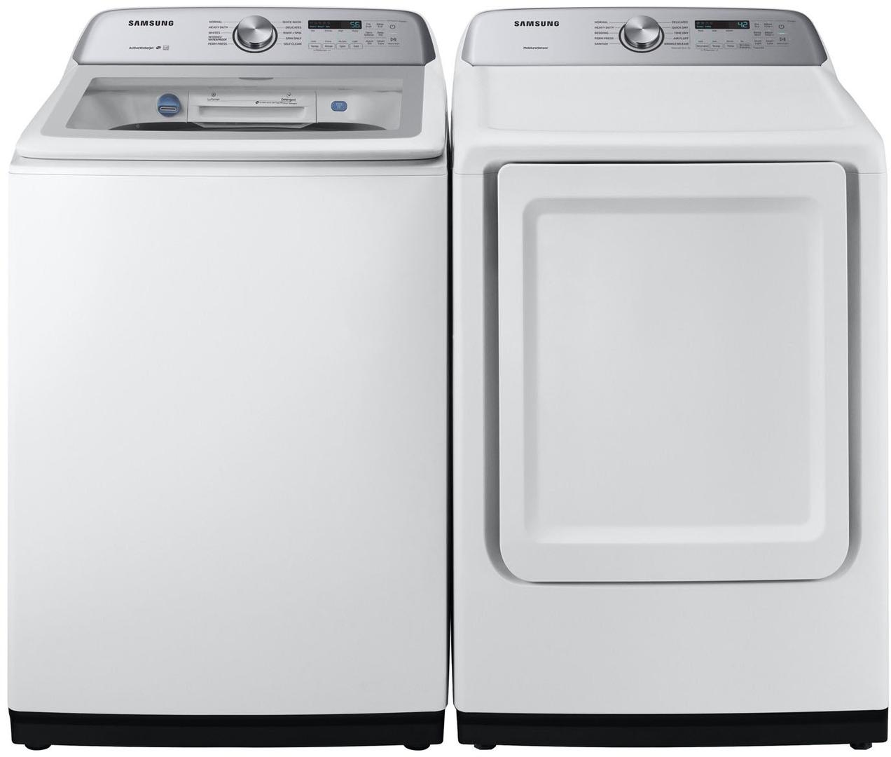 DVE50R5200W Samsung 27" Smart Care Electric FrontLoad Dryer with Steam