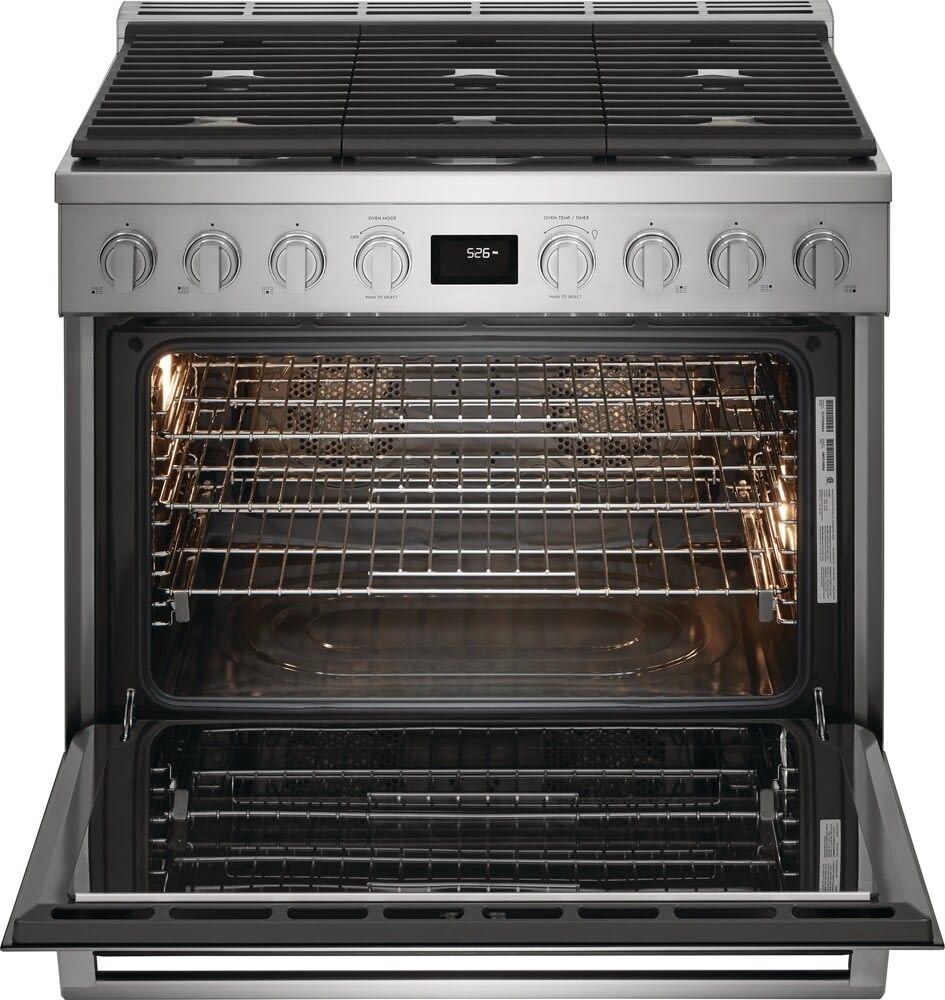 ECFD3668AS Electrolux 36" Dual Fuel Freestanding Range with 6 Sealed