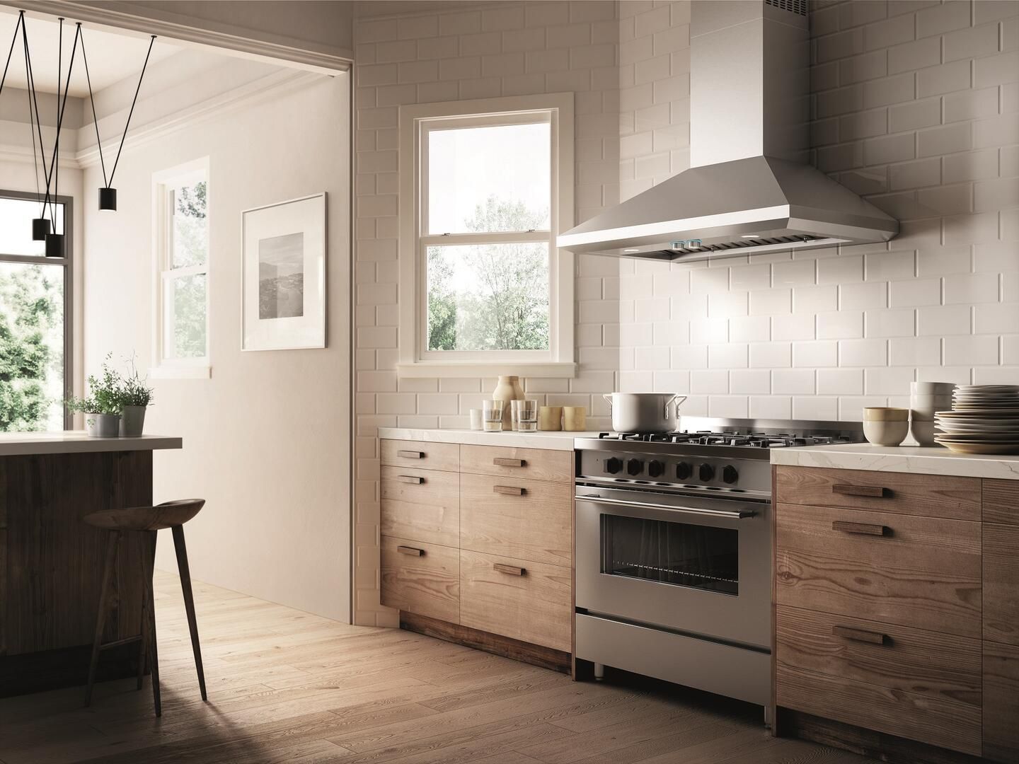 ELN142S2 Elica 42" Pro Series Leone Wall Mount Hood 1200 CFM