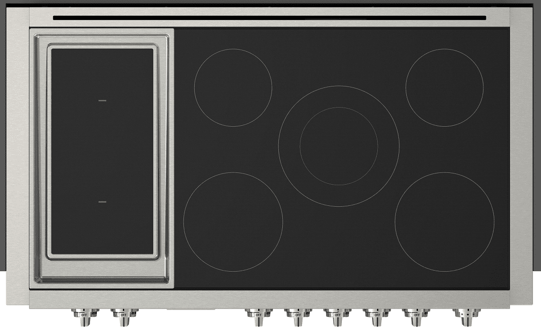 F6IRT485GS1 Fulgor Milano 48" Sofia Pro Induction Rangetop with 5
