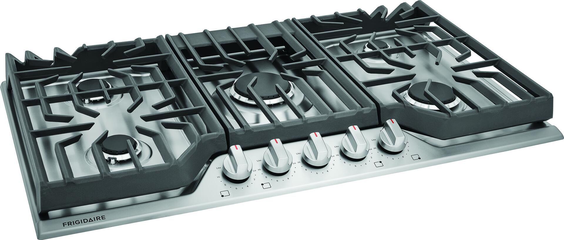 FCCG3627AS Frigidaire 36" Gas Cooktop with 5 Burners Stainless Steel