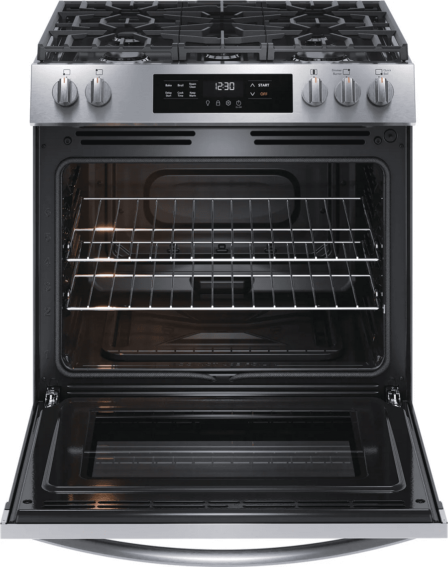 FCFG3062AS Frigidaire 30" Front Control Gas Range with Quick Boil
