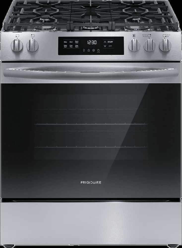 FCFG3062AS Frigidaire 30" Front Control Gas Range with Quick Boil