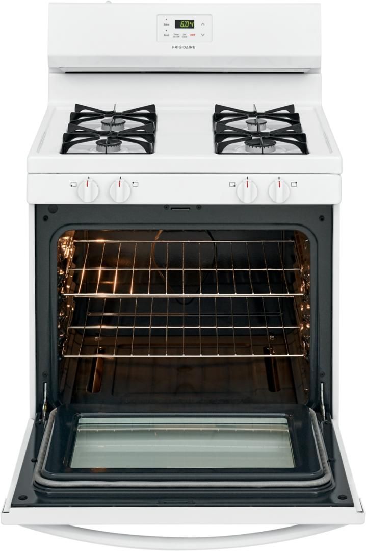 FCRG3015AW Frigidaire 30" Freestanding Gas Range with Store More