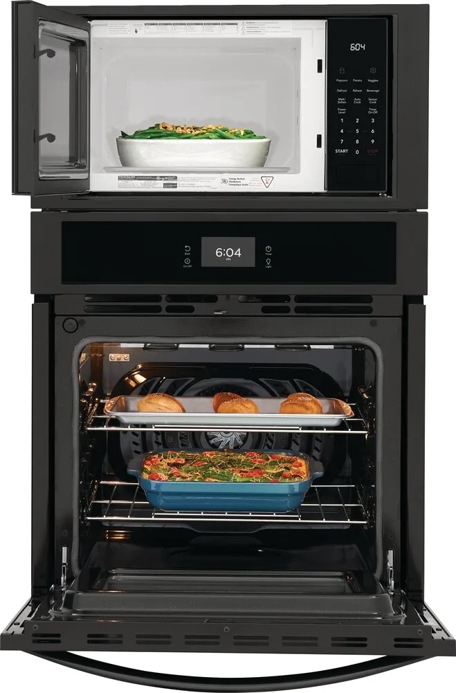 FCWM2727AB Frigidaire 27" Combination Wall Oven with Fan Convection Black