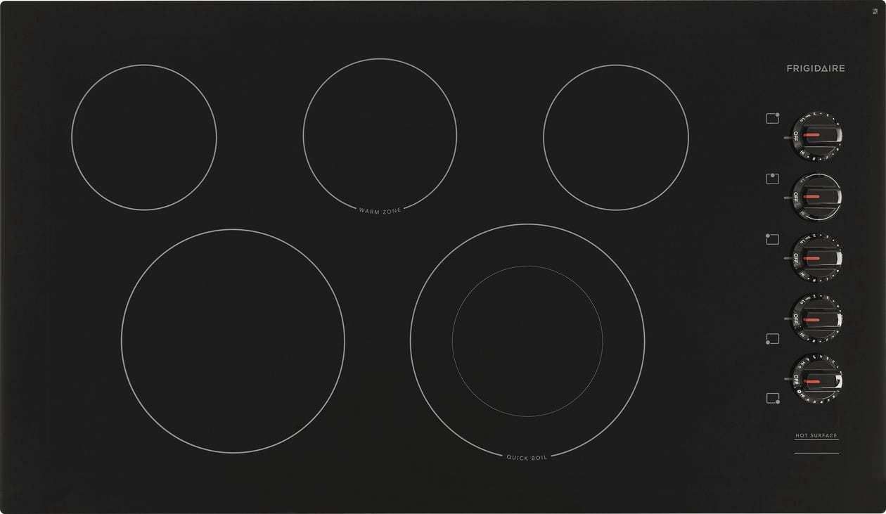 FFEC3625UB Frigidaire 36" Electric Smoothtop Cooktop with Ceramic Glass